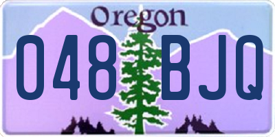 OR license plate 048BJQ