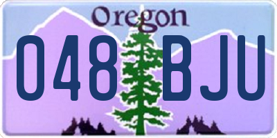 OR license plate 048BJU