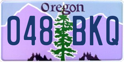 OR license plate 048BKQ