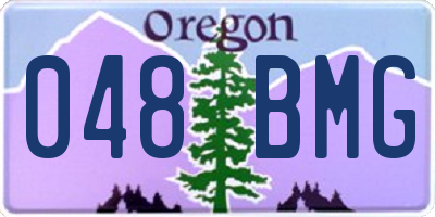 OR license plate 048BMG
