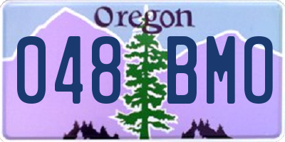OR license plate 048BMO