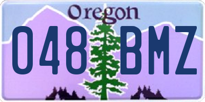 OR license plate 048BMZ