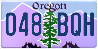 OR license plate 048BQH