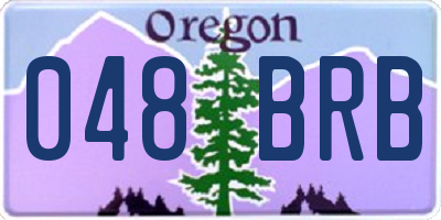 OR license plate 048BRB