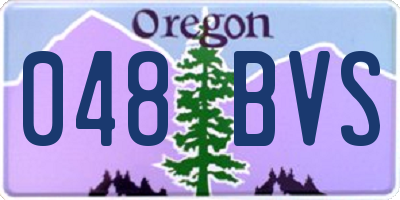 OR license plate 048BVS