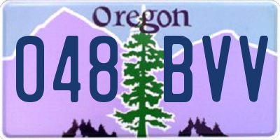 OR license plate 048BVV