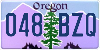 OR license plate 048BZQ