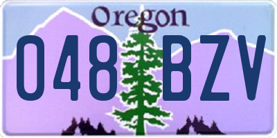 OR license plate 048BZV