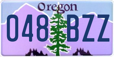 OR license plate 048BZZ