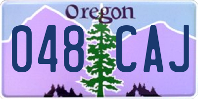 OR license plate 048CAJ