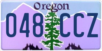 OR license plate 048CCZ