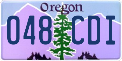 OR license plate 048CDI
