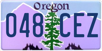 OR license plate 048CEZ
