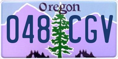 OR license plate 048CGV