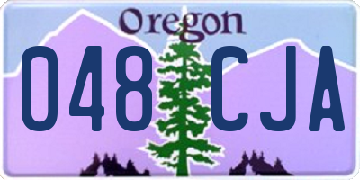 OR license plate 048CJA