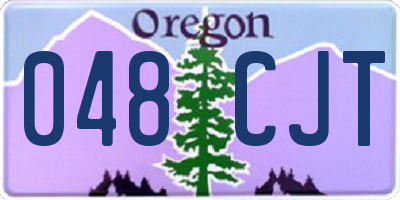 OR license plate 048CJT