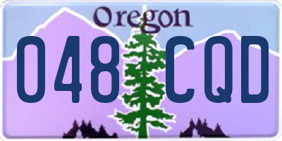 OR license plate 048CQD