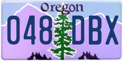 OR license plate 048DBX