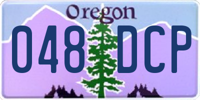 OR license plate 048DCP