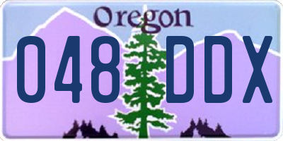 OR license plate 048DDX