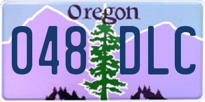 OR license plate 048DLC
