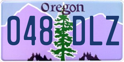 OR license plate 048DLZ