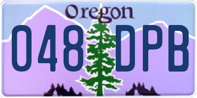 OR license plate 048DPB
