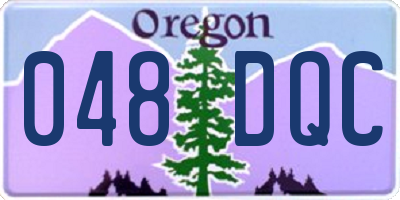 OR license plate 048DQC