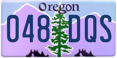 OR license plate 048DQS