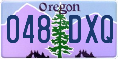 OR license plate 048DXQ