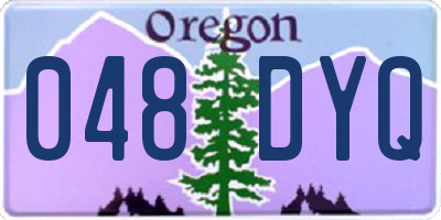 OR license plate 048DYQ