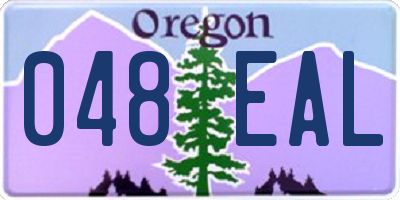 OR license plate 048EAL