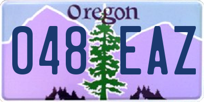 OR license plate 048EAZ