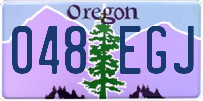 OR license plate 048EGJ
