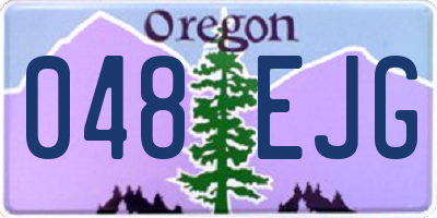 OR license plate 048EJG