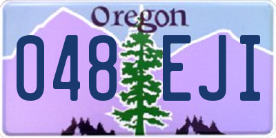 OR license plate 048EJI