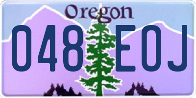 OR license plate 048EOJ