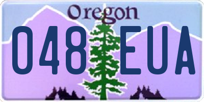 OR license plate 048EUA