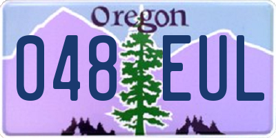 OR license plate 048EUL