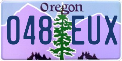 OR license plate 048EUX