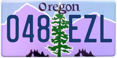 OR license plate 048EZL
