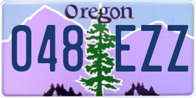 OR license plate 048EZZ