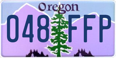 OR license plate 048FFP