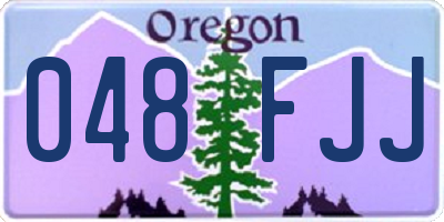 OR license plate 048FJJ