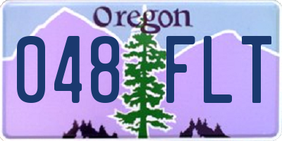 OR license plate 048FLT