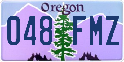 OR license plate 048FMZ