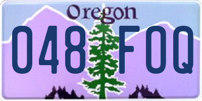 OR license plate 048FOQ
