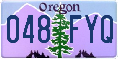 OR license plate 048FYQ