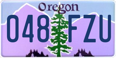 OR license plate 048FZU