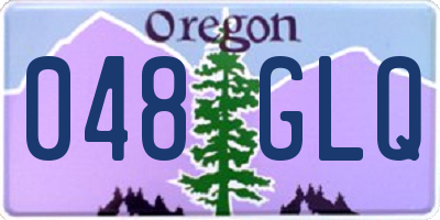 OR license plate 048GLQ